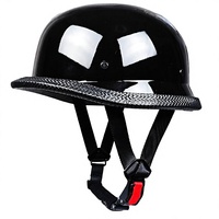 Casque Demi-Coque Unisexe Rétro Style Américain et Allemand en ABS Personnalisé pour Trottinettes Électriques