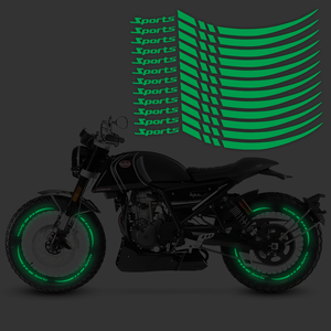 Protector solar reflectante personalizado al por mayor <span class=keywords><strong>para</strong></span> Pegatinas de neumáticos <span class=keywords><strong>para</strong></span> bicicleta de motor y pegatinas de coche de moto personalizables - Product Image 6