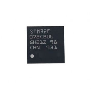 Micro-ordinateur à puce unique STM32F072CBU6 QFN48, intégration électronique, neuf et original en stock - Product Image 1