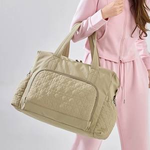 Sac de sport et de voyage HAIBOWY pour femme, couleur unie, grande capacité, léger, sac à bandoulière pour femme, idéal pour la <span class=keywords><strong>maternité</strong></span> - Product Image 4