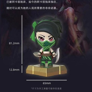 Vente en gros de figurines <span class=keywords><strong>LOL</strong></span> authentiques en boîte mystère Ionia Seal Yasuo, accessoires de jeu, ornement, excellent cadeau pour les garçons - Product Image 6