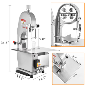 Équipement de <span class=keywords><strong>boucherie</strong></span> de viande congelée haut de gamme, machine à découper la viande de bœuf électrique commerciale robuste - Product Image 2