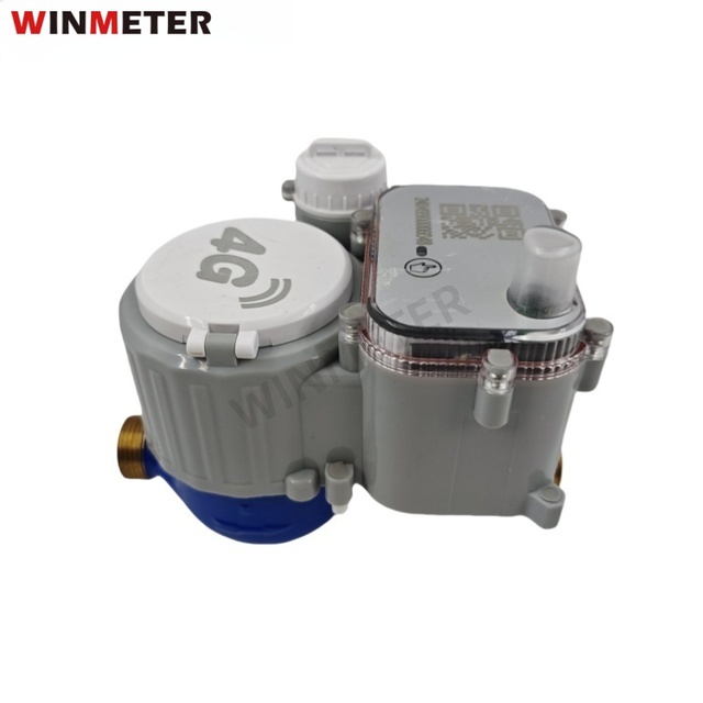 High Quality DN15-40mm Smart 4G LTE CAT.1 IP68 Water Meter Dry Digital Reading Remote Reading Prepaid Brass Smart Water Meter