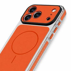 Coque magnétique pour <span class=keywords><strong>iPhone</strong></span> 15 Pro Max, protection antichoc en acrylique rigide avec protection d'objectif, style <span class=keywords><strong>iPhone</strong></span> 17, support de logo personnalisé - Product Image 2