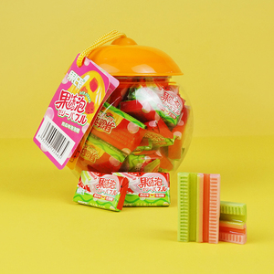 Trái Cây Bong Bóng Kẹo cao su trong số lượng lớn hộp chai Túi Chewy cắn với một bất ngờ hương vị vỡ trong mỗi Pouch - Product Image 2