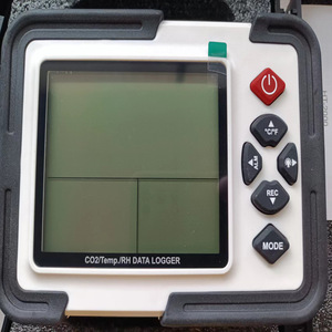 Registrador de Datos de CO2, Temperatura y Humedad Relativa HT-2000, Monitor de Calidad del Aire Interior con Pantalla LCD y Sensor Inteligente - Product Image 1