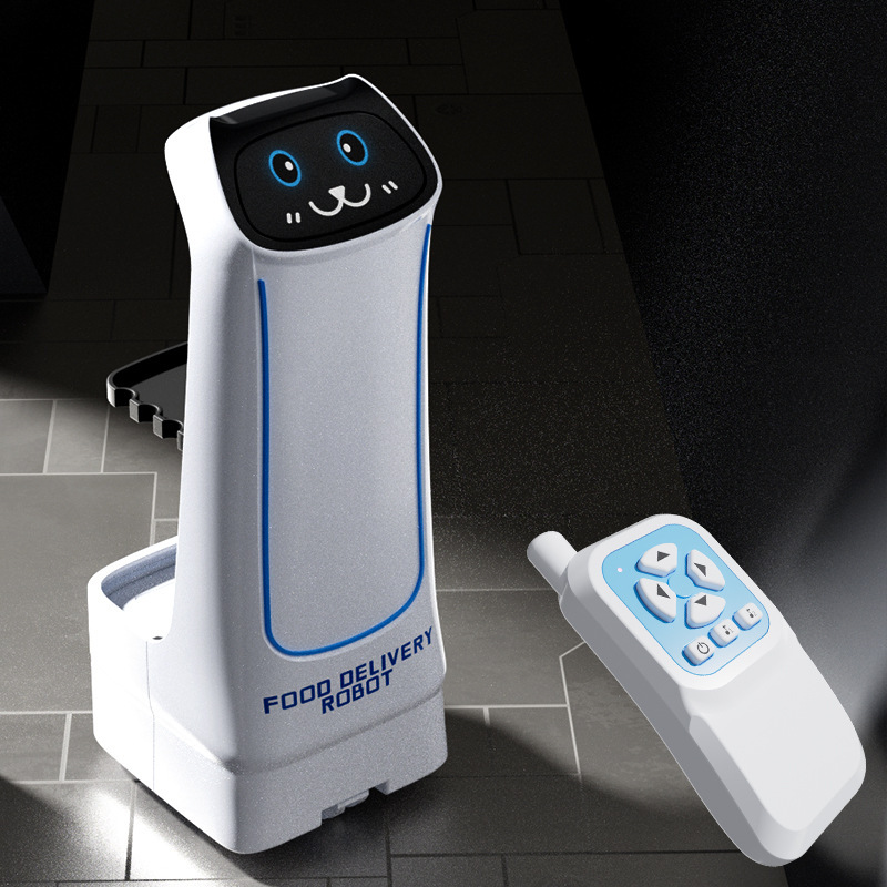 Meal delivery robot-white-no electric box