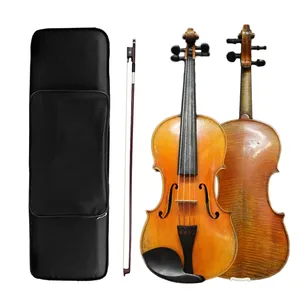 Violino Stile Guarnieri 4/4, Qualità Orchestrale, Suono Impressionante, Legno Europeo, Vernice all'Olio, Accessori in Ebano, Arco e Custodia Inclusi - Product Image 1
