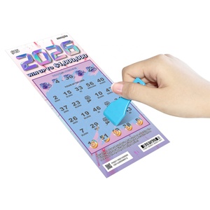 Tarjeta de Lotería de 1 Millón de Pesos para Año Nuevo, Diseño Personalizado en Línea, Impresión Digital Gratuita - Product Image 4