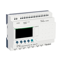 Relais intelligent modulaire 26 IO 12V DC avec affichage SR3B261JD pour la commande d'automatisation industrielle pour les systèmes de machines lourdes