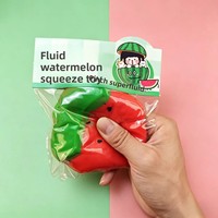 Jouet sensoriel liquide en forme de fruit, en TPR, à récupération lente, anti-stress, vente en gros CPC