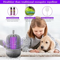 JZ OEM Lampe anti-mouche étanche extérieure Bug Zapper Ménage Tueur d'insectes Lutte antiparasitaire Lampe anti-moustique Source électrique Solide