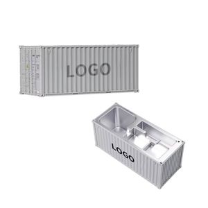 Porte-stylos de bureau 2026 en forme de conteneur maritime, grande capacité, en plastique, pour cartes de visite et stylos, idéal pour les entreprises de transport maritime - Product Image 4