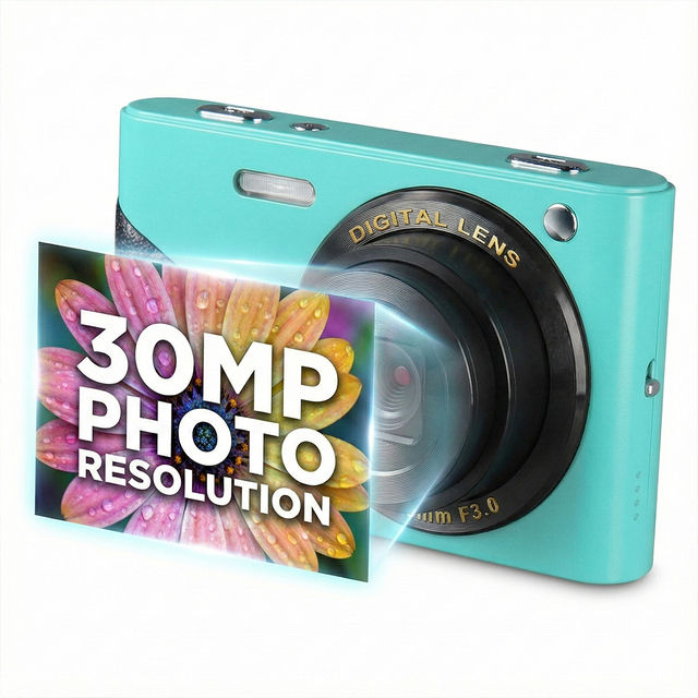 High Quality 30 Megapixel 2.7 Inch Display Camera Digitale Wholesale OEM ODM Appareil Photo Professionnel Cheap Digital Camera