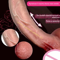 Dildo en silicone liquide non toxique, texture réaliste, couleur chair, pour jeu solo, jouet pour adultes, tendance du moment