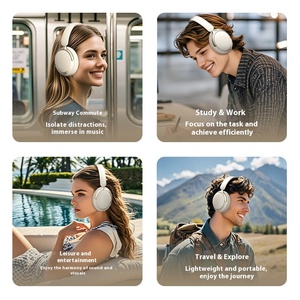 Grenzüberschreitendes Privatmodell Kabelloses Headset Geräuschunterdrückung Lange Akkulaufzeit Faltbares Design für Spiele On-Ear KI-Ohrhörer - Product Image 4