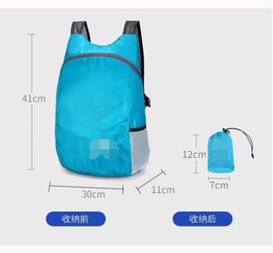 Biểu Tượng Tùy Chỉnh Xách Tay Trọng Lượng Nhẹ Packable Có Thể Gập Lại Ba Lô Không Thấm Nước Gấp Ultralight Ba Lô Cho Nam Giới Du Lịch Đi Bộ Đường Dài Thể Thao - Product Image 2