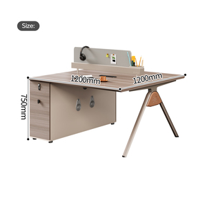 Hiện đại Modular bảng Bàn di chuyển Modular văn phòng bàn máy tính phân vùng tủ văn phòng bàn làm việc văn phòng đồ nội thất - Product Image 2