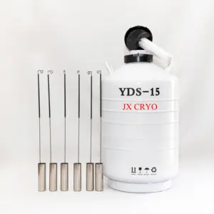 YDS-15 резервуар для жидкого азота dewar колба для спермы