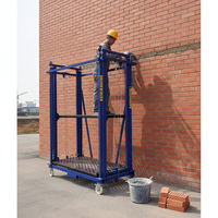 Plateforme élévatrice mobile électrique pour échafaudage, capacité 400kg 500kg, hauteur 2m 6m 10m - Offre Spéciale