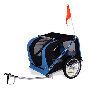 Mini remorque pliante de vélo de vélo de cargaison de chariot de transporteur de chien d'animal familier avec le dégagement rapide facile d'attachement - Product Image 2