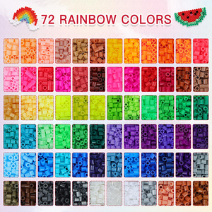 Kit de perles Hama à fusionner DIY, kit de perles éducatives pour projets artistiques DIY, cadeaux de vacances pour enfants et adultes - Product Image 4