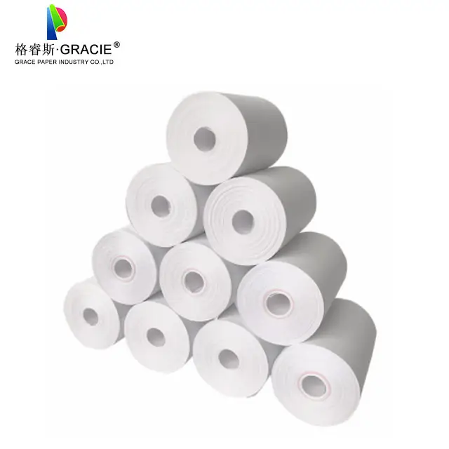 Papel térmico ecológico 57x50mm 57*50 50x20 57mm, rolos de papel