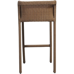Moderne Meubles De Jardin En <span class=keywords><strong>Osier</strong></span> Rotin Extérieur <span class=keywords><strong>Chaise</strong></span> Haute Tabouret - Product Image 4
