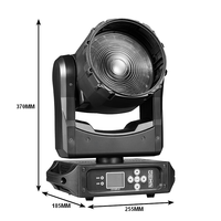 Projecteur LED RGBL Aura à tête mobile 150W avec zoom 4-27 degrés, effet macro, DMX512 RDM pour événements intérieurs, discothèques, églises, spectacles sur scène