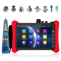 Rsrteng RSO-73 OTDR Testeur de fibre optique avec écran tactile IPS 8 pouces, 1610nm, 32dB, test en direct, testeur de réseau, câble WiFi RJ45, cartographie d'événements