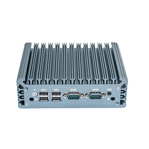 Hvaeipc HW-N460 มินิพีซีอุตสาหกรรมสำหรับเล่นเกมแบบไร้พัดลม Intel J6412 Quad Core พร้อมพอร์ต <span class=keywords><strong>LAN</strong></span> คู่ 2 พอร์ต COM RS232/485 VGA รองรับ SSD ใช้งานกับ <span class=keywords><strong>Windows</strong></span> 10 - Product Image 2