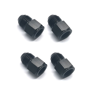 Modifié automobile aluminium AN4 femelle à AN6 mâle refroidisseur d'huile réducteur raccord <span class=keywords><strong>pompe</strong></span> à carburant adaptateur Conversion vis - Product Image 1