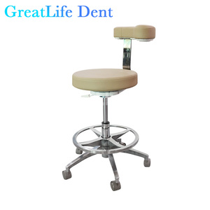 Silla de Trabajo para Dentistas Greatlife Dent, Silla Giratoria Móvil para Dentistas, para Uso en Laboratorios Dentales, Hospitales y Clínicas - Product Image 1