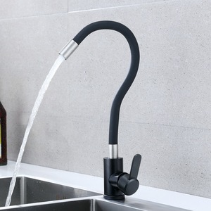 Stainless Steel Kitchen Faucet Flexible Hose Deck <b>Mounted</b> Pull Out <b>Spray</b> Modern Design Ceramic Valve Core - Product Image 4