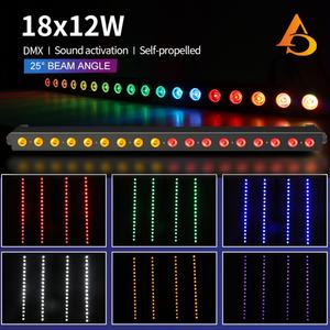 Venta al por Mayor Profesional de 18 Piezas de Barra LED de 12w para Iluminación de Pared, Control DMX, RGBW, Luces Lineales LED para Iluminación de Pared - Product Image 6