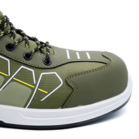 Chaussure de sécurité MaxiTough unisexe en cuir microfibre respirant, avec embout composite et plaque anti-perforation pour le travail industriel