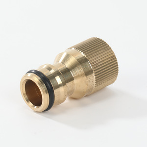 Connecteur d'eau en laiton, filetage intérieur de 18mm, diamètre de 1/2 pouces, pour tuyaux de plomberie et accessoires de lavage de voiture - Product Image 2