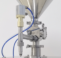 Ventes chaudes : Machine de remplissage semi-automatique pneumatique verticale et horizontale en acier inoxydable pour pâtes, liquides et crèmes