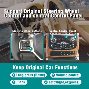 Không Dây Carplay Giao Diện Cho Dodge Ram 1500 2014-2018 Android Điều Hướng Tự Động Gương Thông Minh AI Hộp 1-Năm Bảng Điều Khiển - Product Image 3