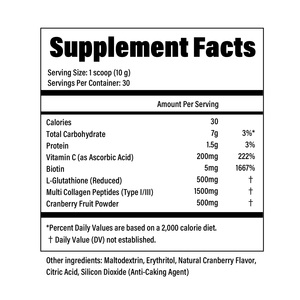Poudre de glutathion fermenté OEM personnalisée, blanchiment et éclaircissement de la peau, haute biodisponibilité, complément GMP, vente en gros en vrac pour usines - Product Image 3