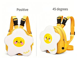 2 in 1 Pet Harness <b>Backpack</b> Dog Self <b>Backpack</b> with Snack Bag for Outdoor Walking - Product Image 2