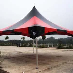 Tenda Gazebo Bingkai Puncak Tinggi Vinil Premium, untuk Acara Pernikahan Luar Ruangan