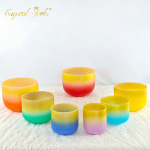 Crystal Soul Kit de terapia de sonido Baño de sonido Cuencos de Canto de cristal Paso perfecto Octava personalizada - Product Image 4