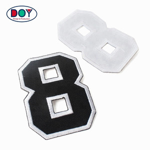 Accessoires de sport en tissu personnalisé, badges, nombres brodés, maillots de Football - Product Image 5