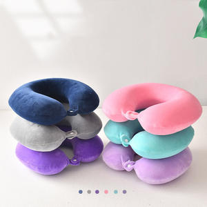 Almohada <span class=keywords><strong>de</strong></span> Viaje para el Cuello Hesen <span class=keywords><strong>de</strong></span> Espuma Viscoelástica Extraíble con Soporte para el Cuello para Avión y Automóvil - Product Image 2