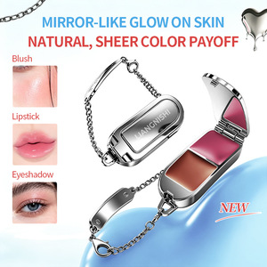 Nueva Crema Labial Multiusos de Doble Color con Logotipo Personalizado, Acabado Brillante, Ligera, Sedosa e Hidratante - Product Image 4