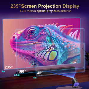 Nhà Máy Bán Buôn Lần Lượt <span class=keywords><strong>1</strong></span> Đầy Đủ HD Rạp Hát Tại Nhà Máy Chiếu Thông Minh Android 14 4K Video Chiếu Xách Tay Mini Máy Chiếu - Product Image 2