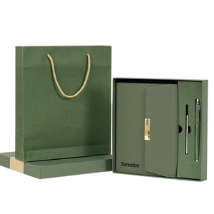 Hộp quà tặng với bút biểu tượng tùy chỉnh trang chương trình nghị sự cá nhân hàng tuần hàng ngày kế hoạch A5 PU da bìa cứng Tạp Chí Nhật Ký máy tính xách tay - Product Image 1