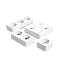Plafonnier LED moderne anti-éblouissement à montage en surface AC220V, 7W 12W, projecteur carré multi-têtes pour éclairage intérieur
