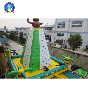 Alta calidad Hop salto subir inflable grande pared de escalada deporte juego de escalada de juego para la venta - Product Image 2